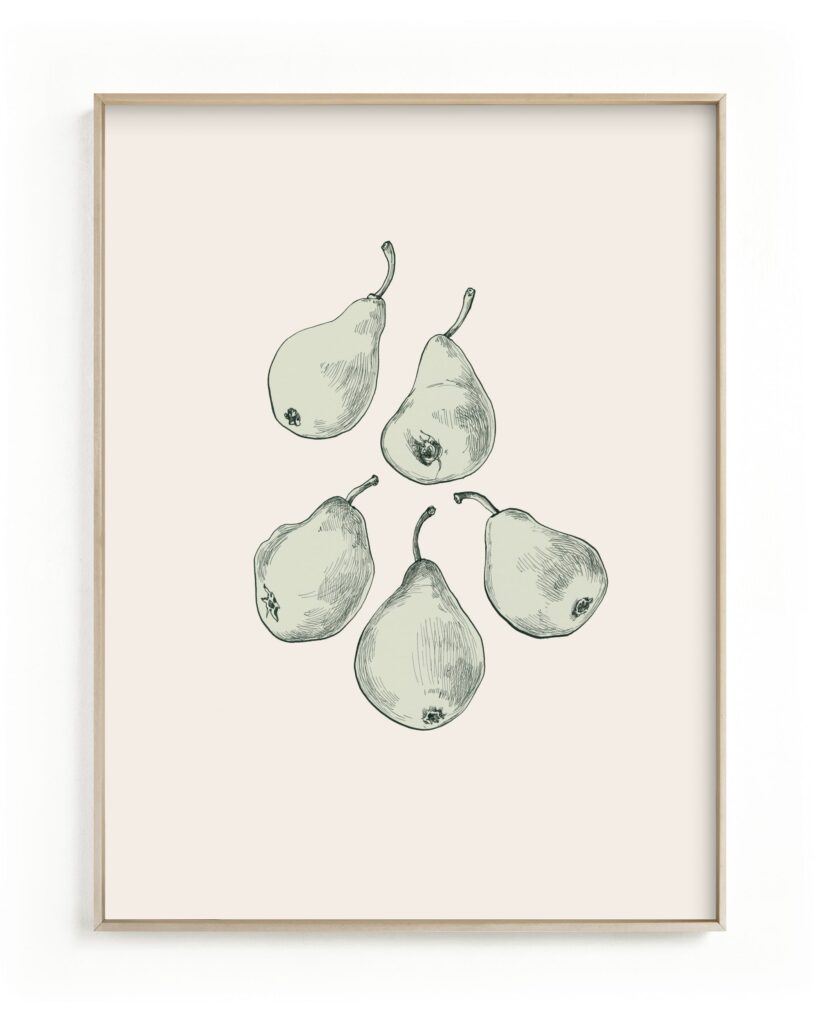 pear art print
